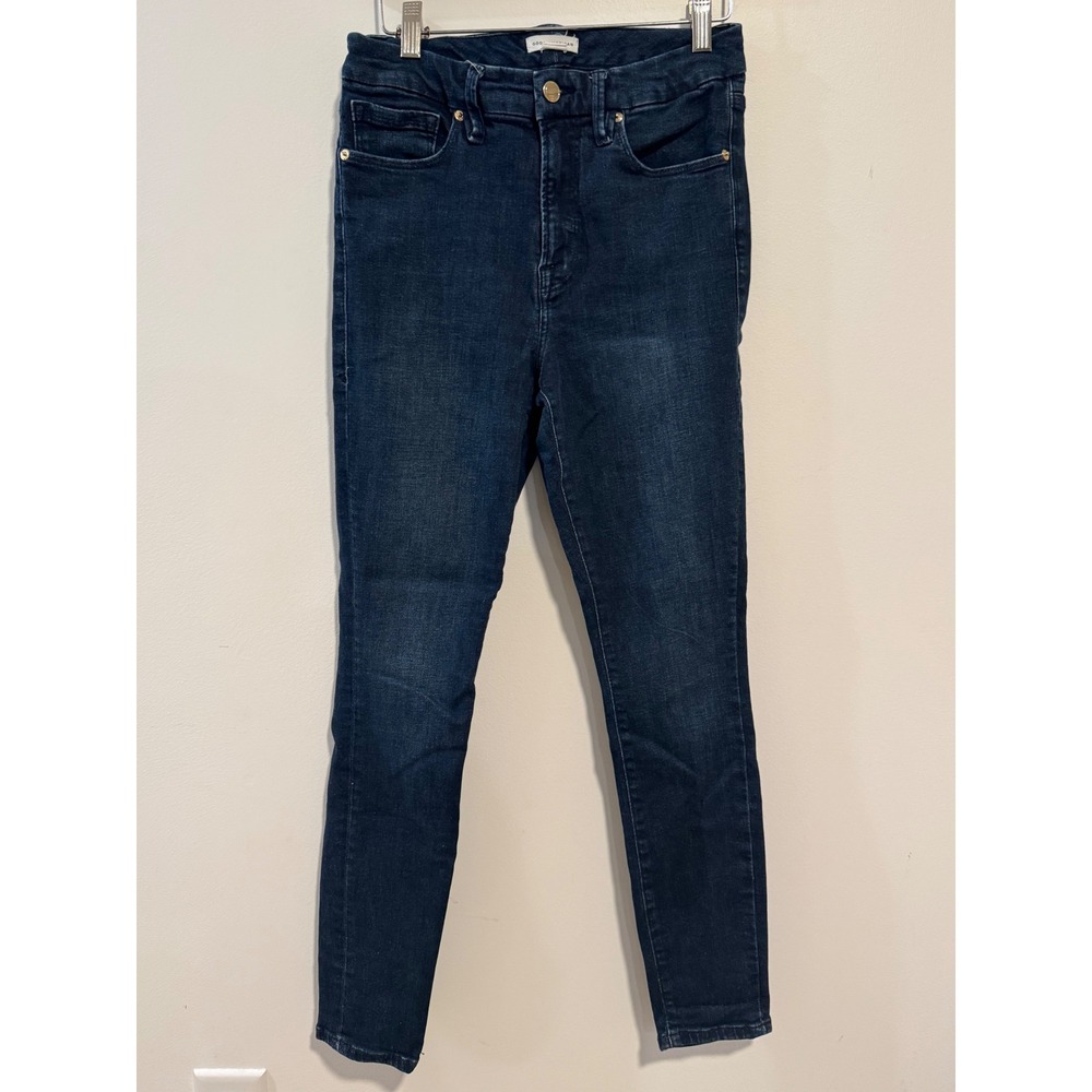 Good American‎ Good Legs High Rise Skinny Jeans Dark Blue 6/28 GL873T